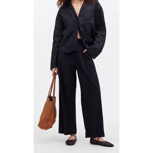 Madewell Pull-On Straight Crop Pant Size 10 NWT - Picture 1 of 7